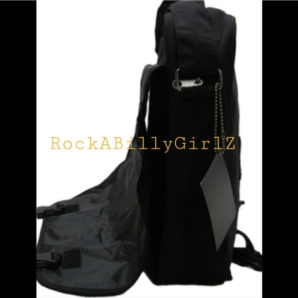 Sourpuss Vince Ray Red Devil Biker Welcome to Hell Kustom Kreeps Messenger Bag - Picture 5 of 8